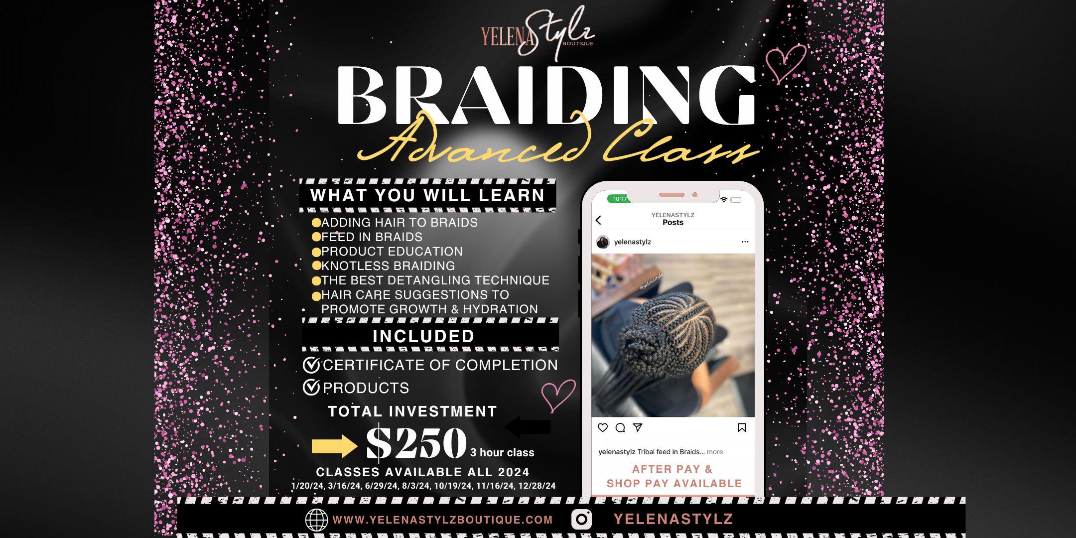 Braiding Class Feb 11th, 2024 – Boss Lady Collection Store