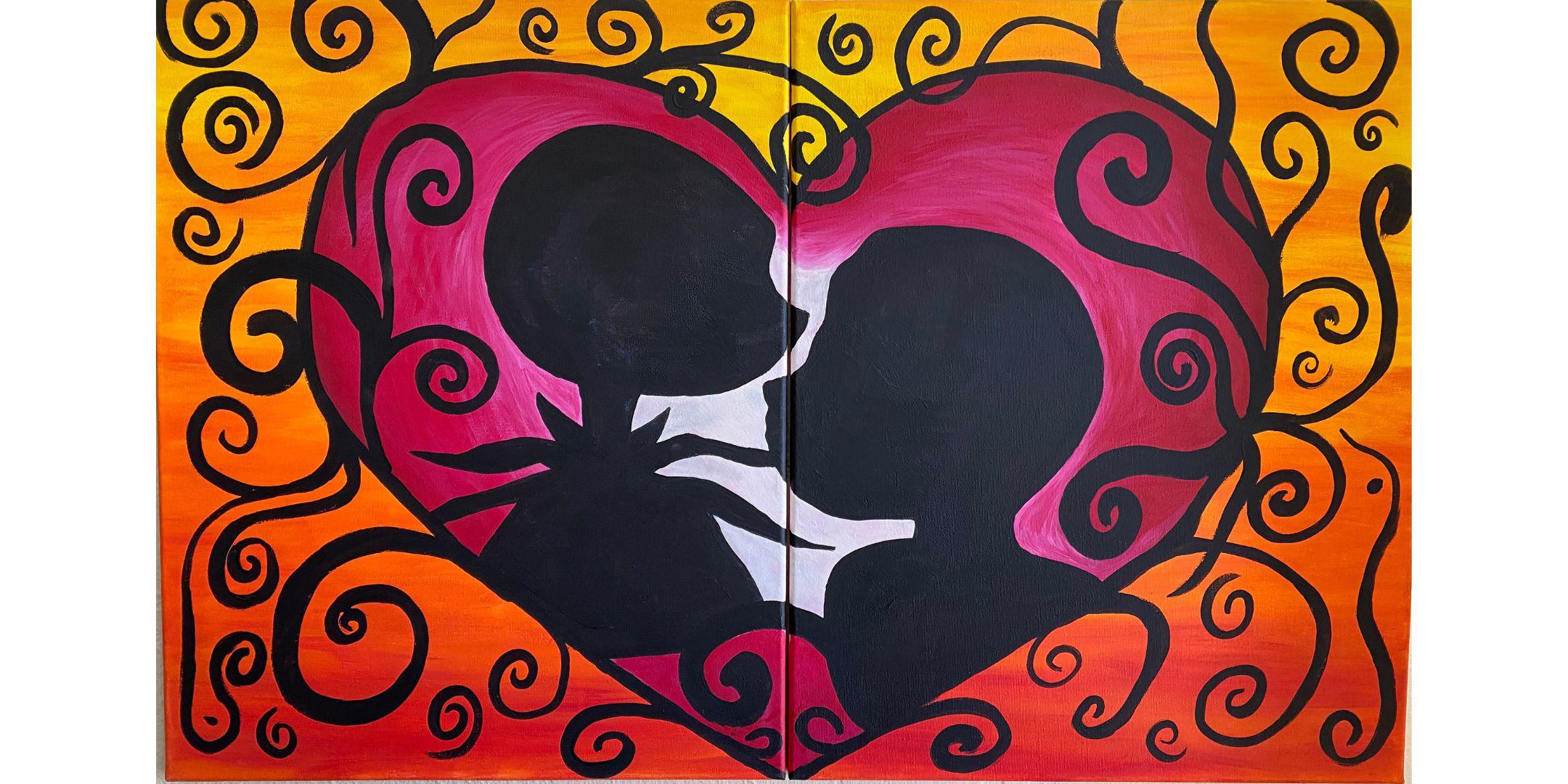 Heart shaped Rock paint and sip painting event at Drink EEZY Wines Tickets,  Tue, Feb 13, 2024 at 5:00 PM