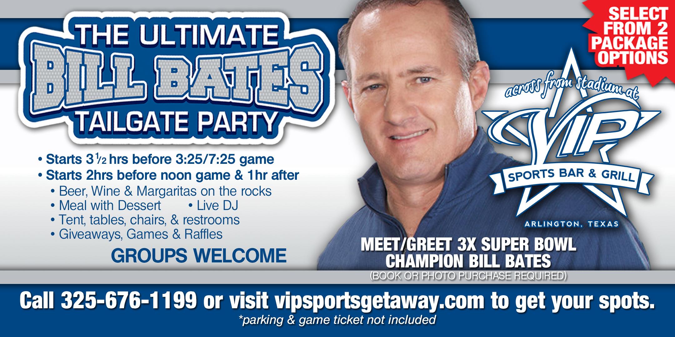 Fun Town RV Presents the Ultimate Bill Bates Tailgate PartyCowboys v