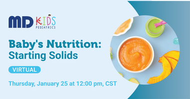 Free Virtual Class - Baby's Nutrition: Starting Solids Tickets, Thu ...