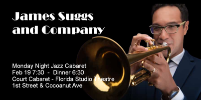 James Suggs & Company - Monday Night Jazz Cabaret Tickets, Mon, Feb 19 ...