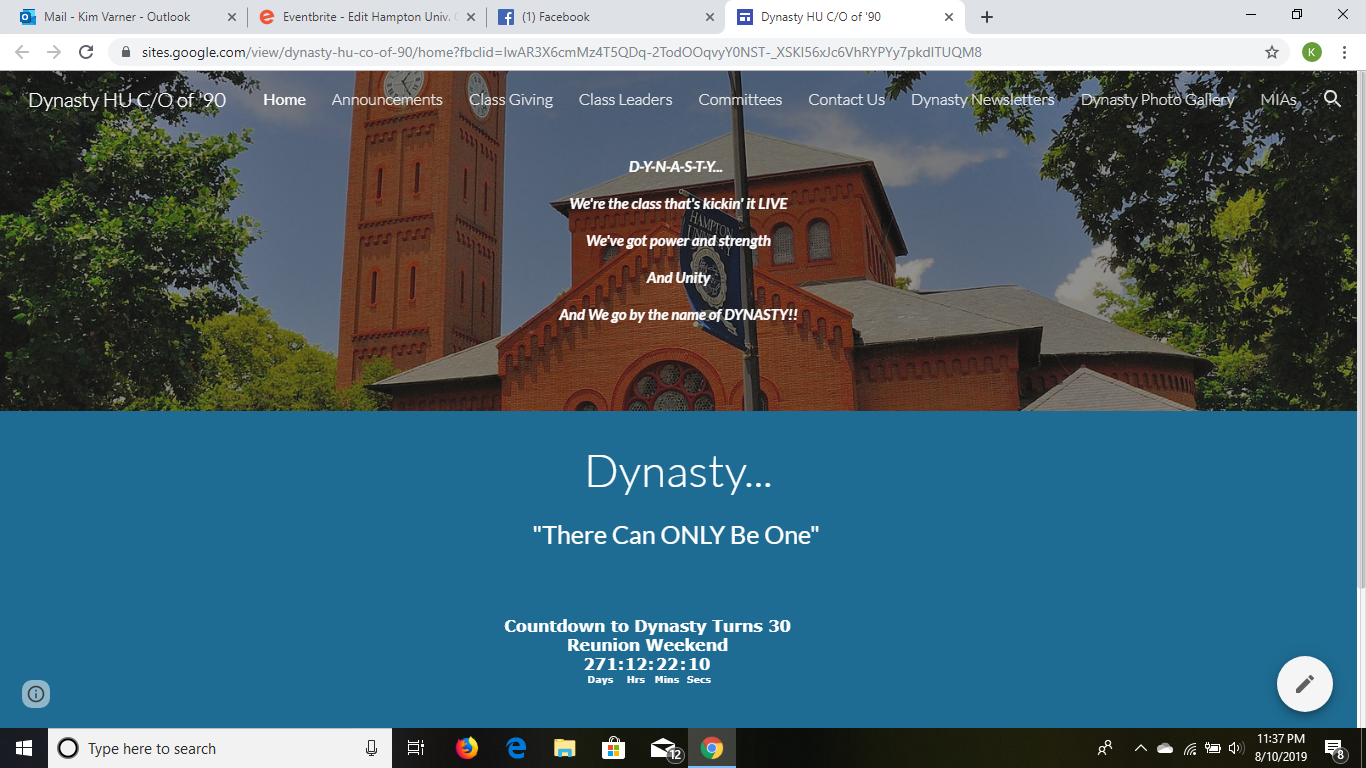 Hampton University | Dynasty: Class of 1990 | 30th Class Reunion