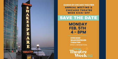 Chicago Theatre Week Kick Off Party 2024 Tickets, Mon, Feb 5, 2024 at 4 ...