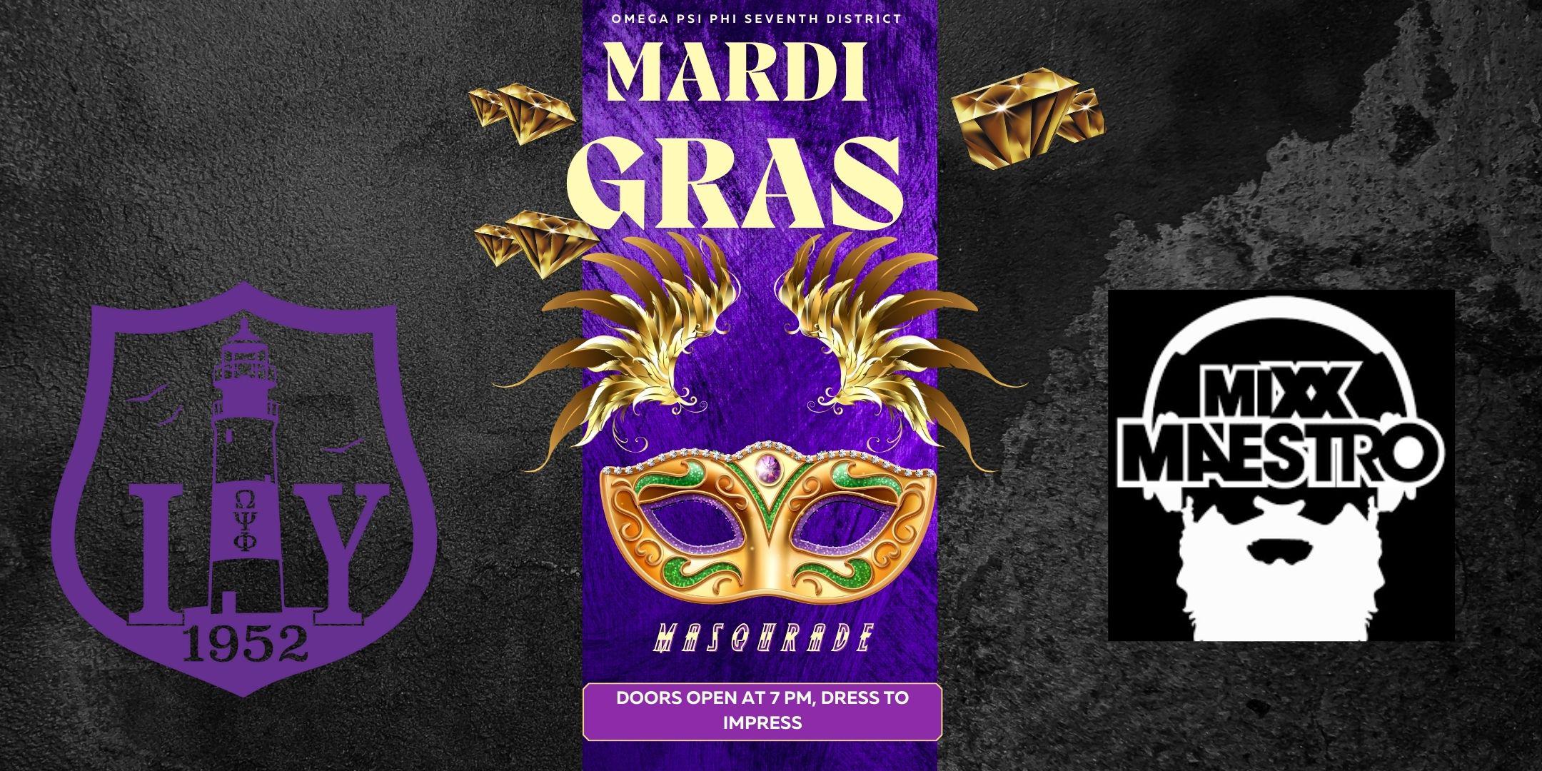 7th District Mardi Gras Masquerade Tickets Sat Apr 6 2024 at 7