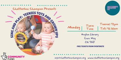 Sing and Play: Teenies, Tots and Grown Ups (TOTS) Tickets, Multiple Dates |  Eventbrite