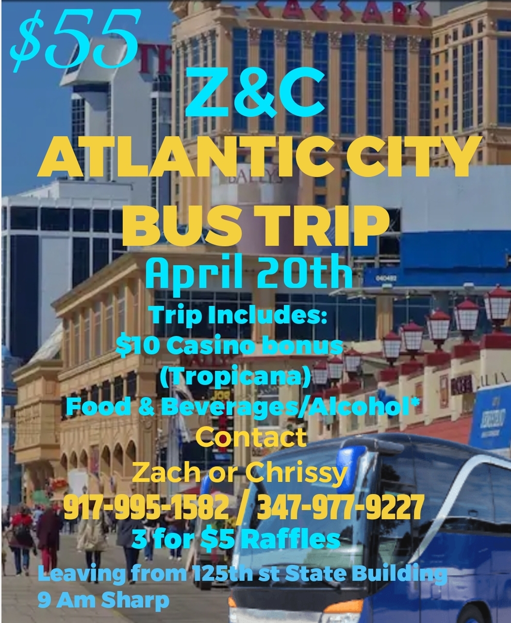 Day Trip to Atlantic City from New York City by Bus 2024 - Viator