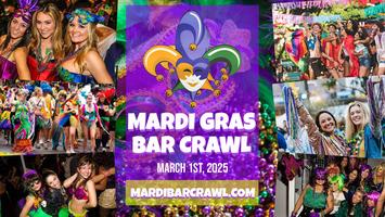 mardi gras bar crawl 2025