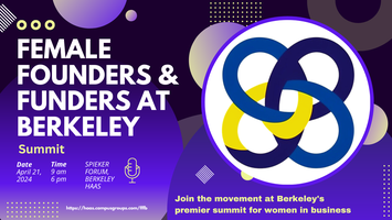 Female Founders and Funders at Berkeley Summit Tickets Sat May