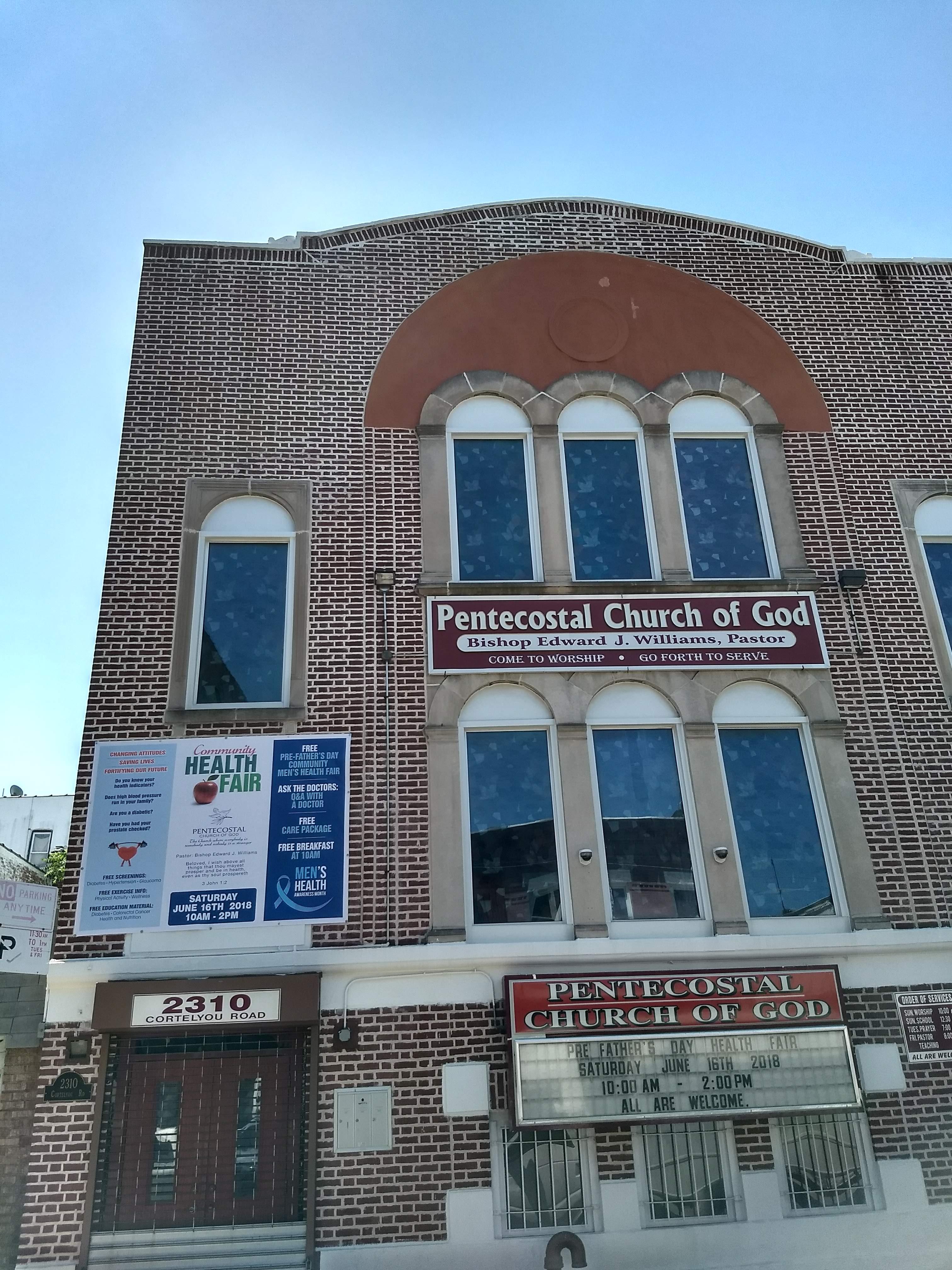 Pentecostal Church of God 2310 Cortelyou Road, Brooklyn