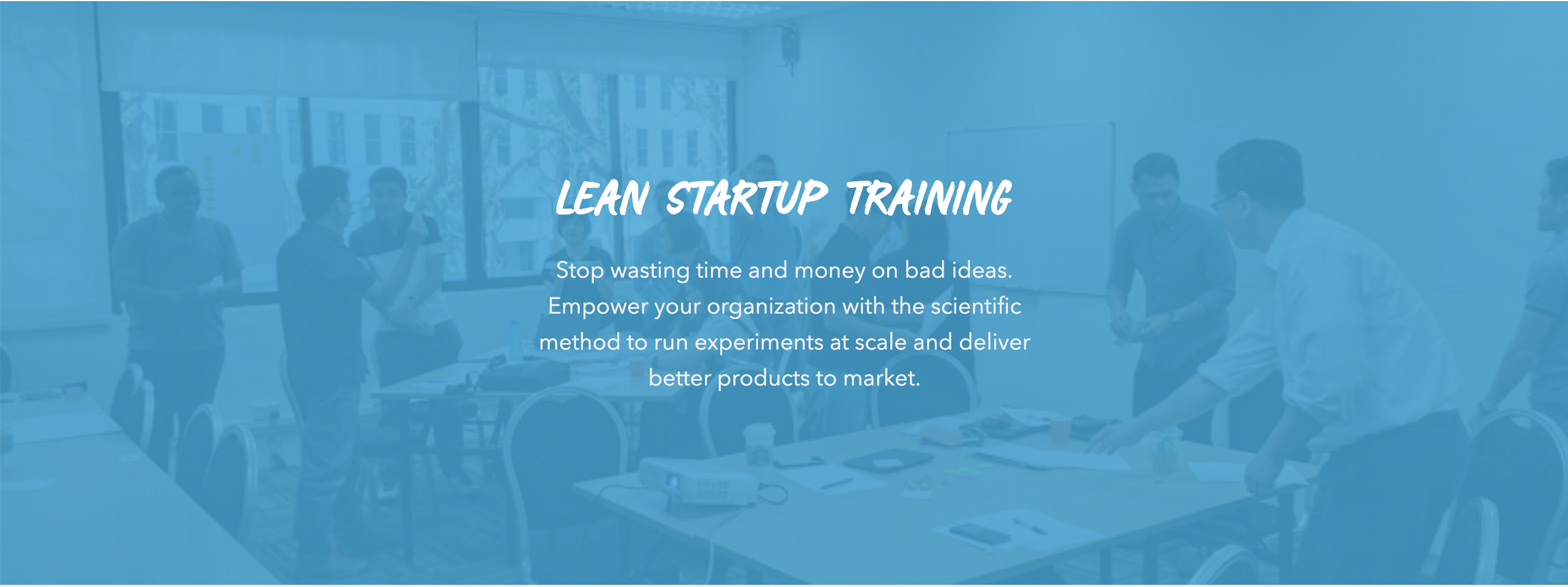 Lean StartUp Training for Companies Los Angeles
