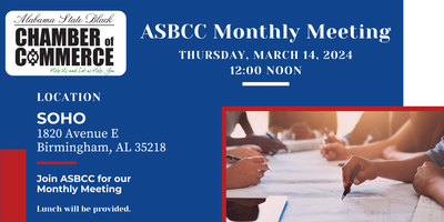 ASBCC Monthly Meetings 2024 Tickets, Fri, Apr 12, 2024 At 12:30 PM ...