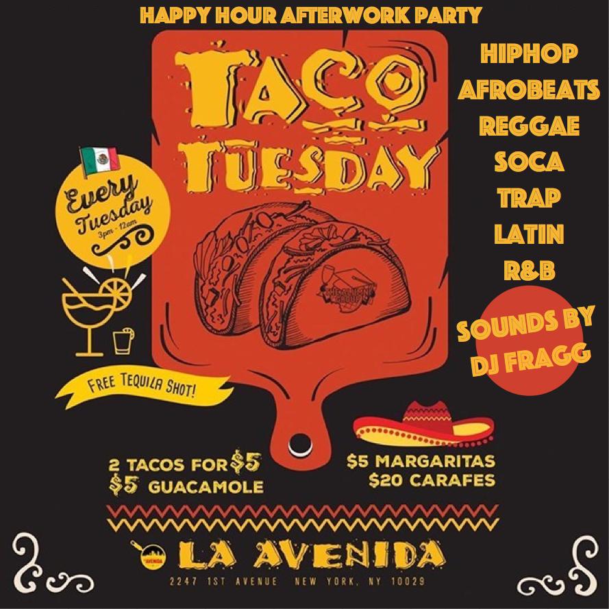 Official Lit Taco Tuesday Afterwork Happy Hour Party (Free Shot!)
