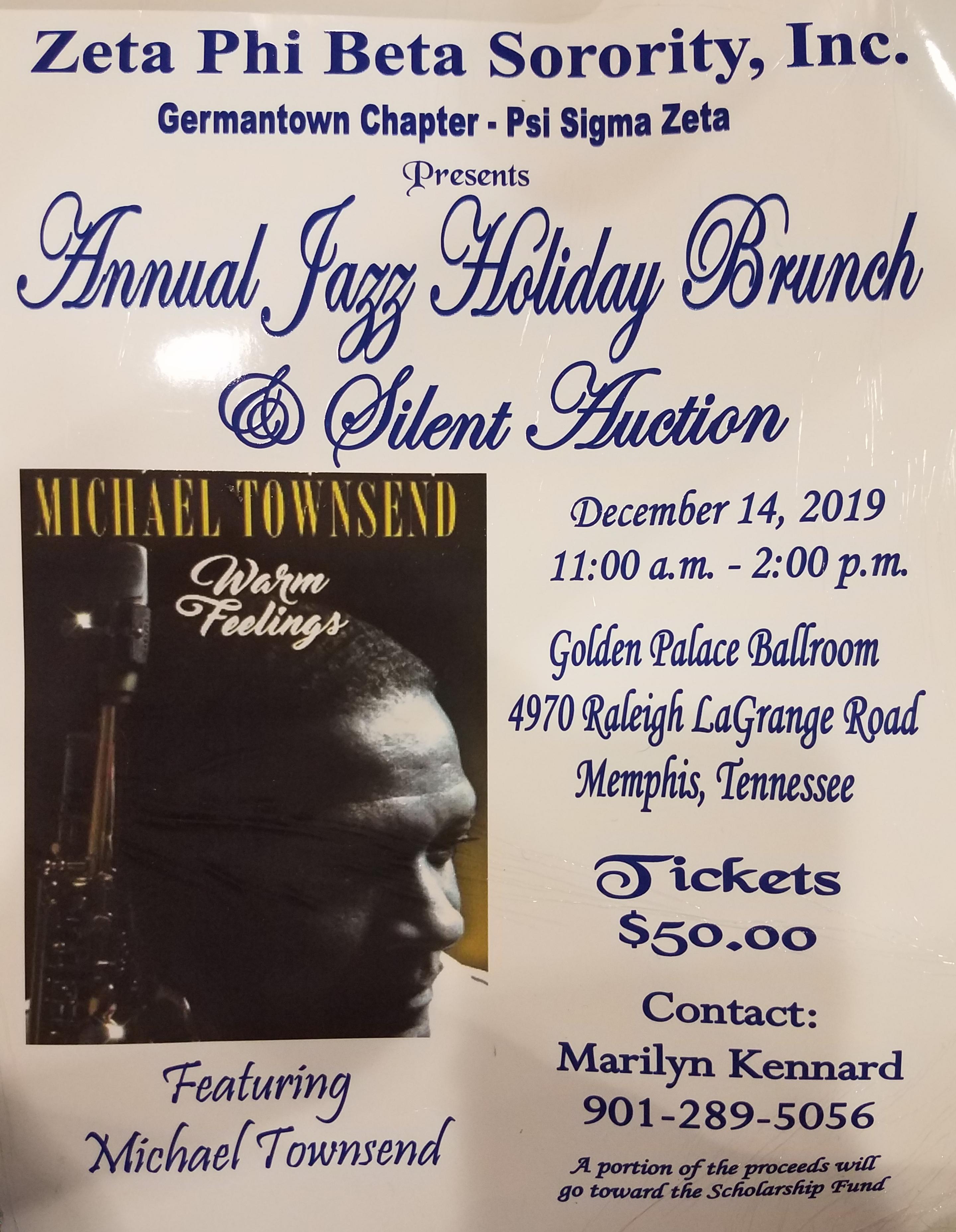 Annual Jazz Holiday Brunch & Silent Auction