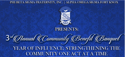 Alpha Omega Sigma Fort Knox 3rd Annual Community Benefit Banquet