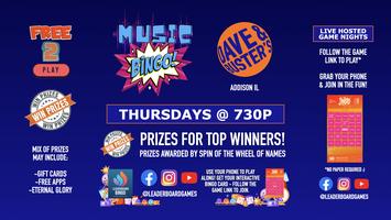 Music BINGO | Dave & Buster's - Addison IL - THUR 730p ...