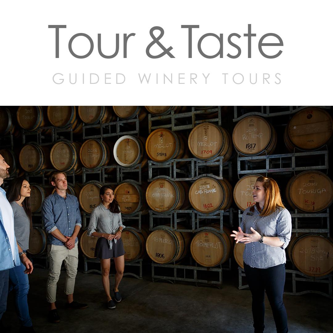 Tour & Taste - Winery Tour and Tastings - Olive Farm Wines