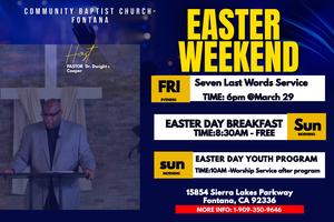 Easter Activities Seven Last Word Service Tickets Fri Mar 29