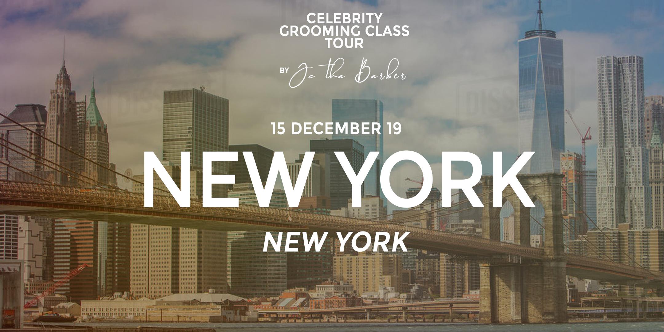 NEW YORK, NY - Celebrity Grooming Class by JC Tha Barber
