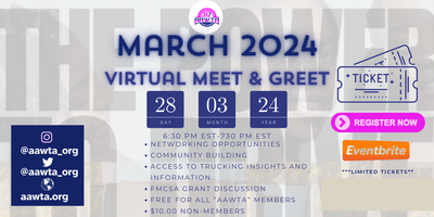 AAWTA Monthly Virtual Meet & Greet | Empower & Connect Registration ...