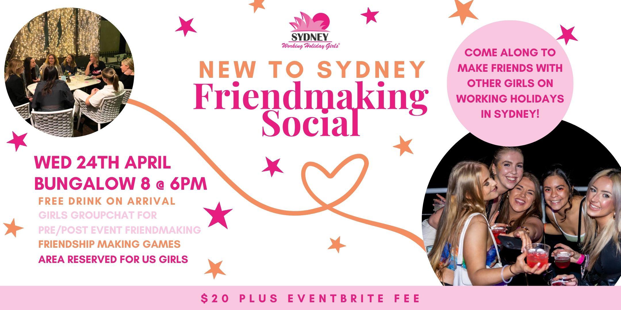 New To Sydney Friendmaking Social Sydney Working Holiday Girls