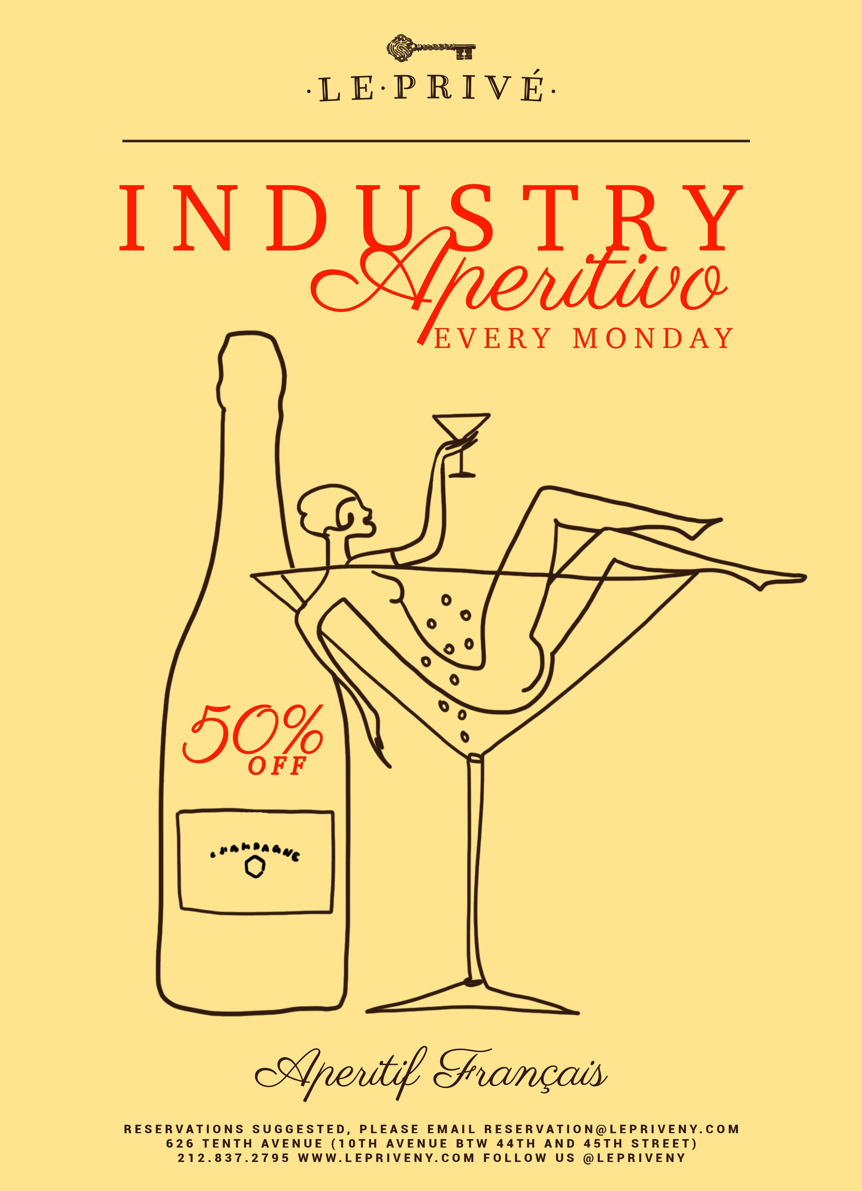 Aperitivo Mondays | 50% off All Food and Drink