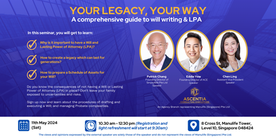 “Your Legacy, Your Way” - A Comprehensive Guide to Will Writing & LPA 