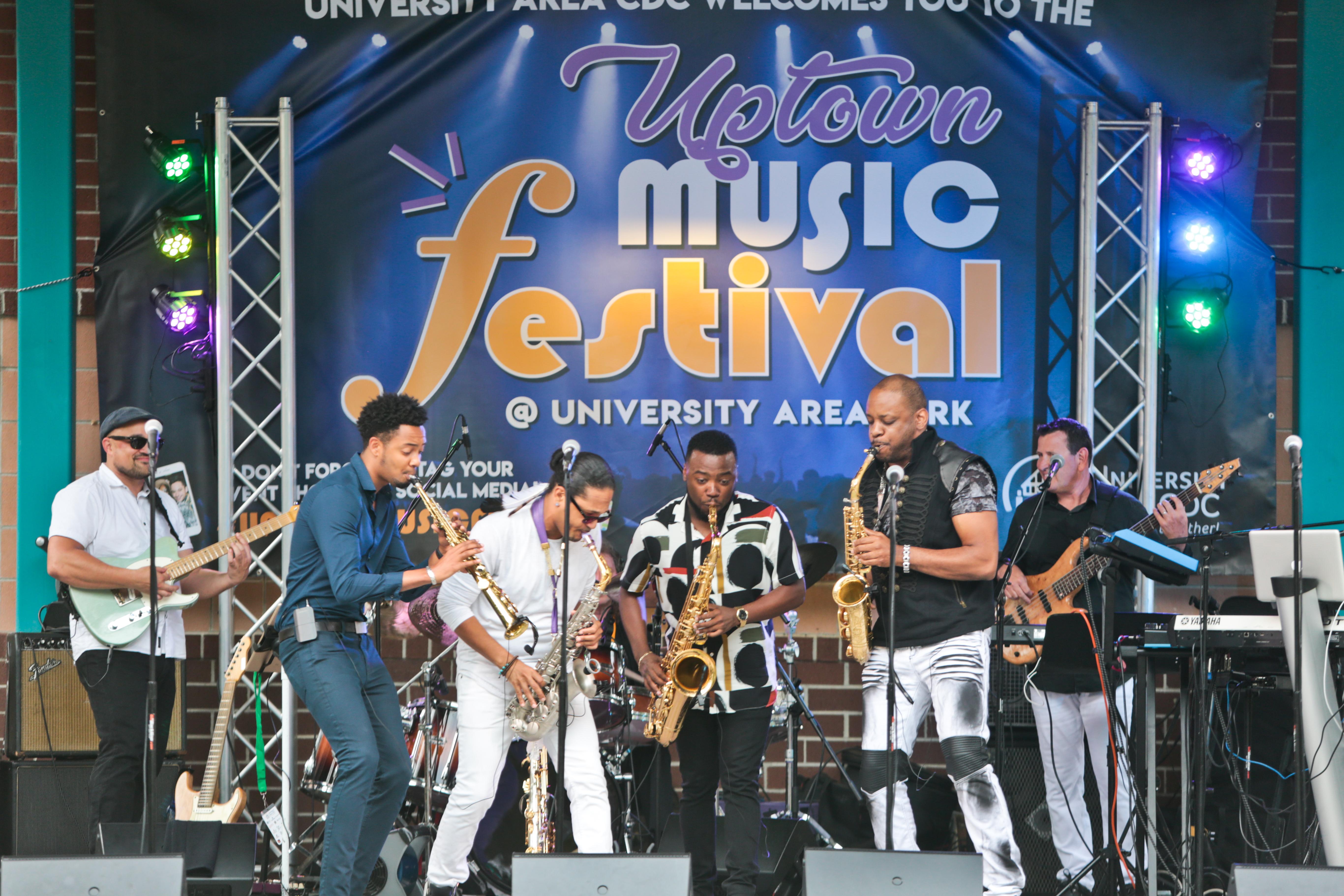 2020 Uptown Music Festival benefiting University Area CDC