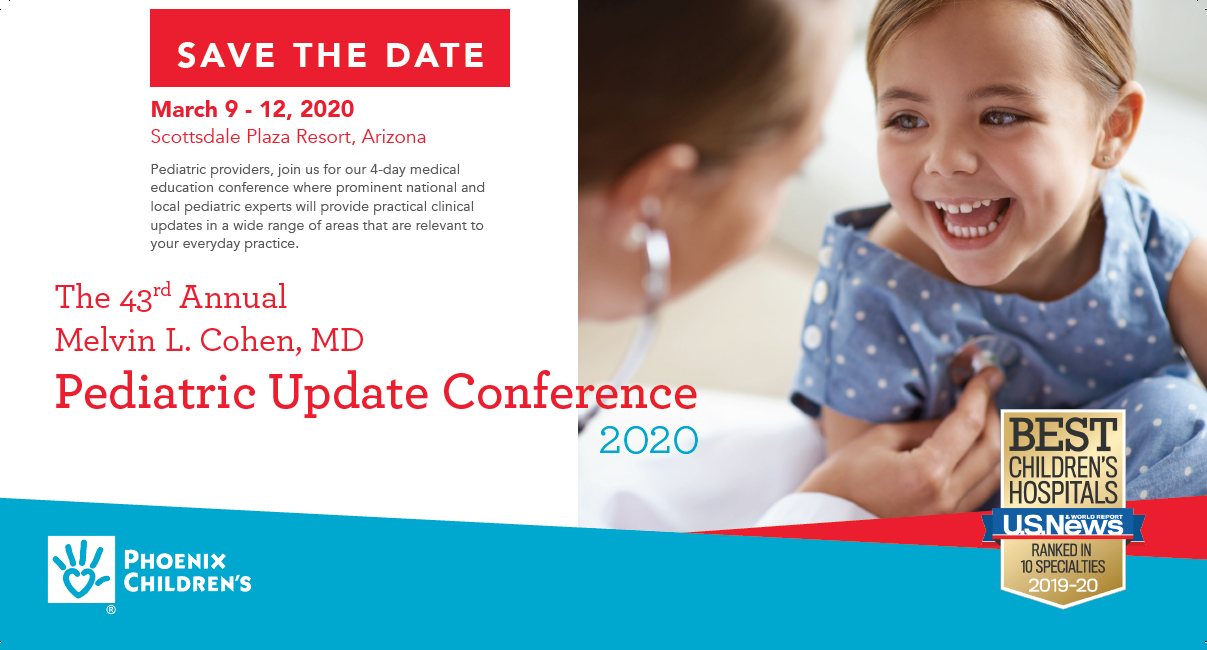 43rd Annual Melvin L. Cohen, MD Pediatric Update 2020