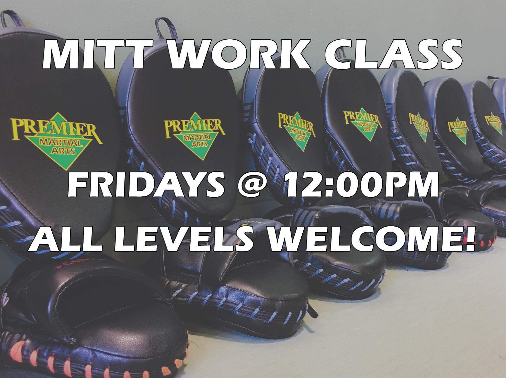 Mittwork Class - ALL LEVELS WELCOME