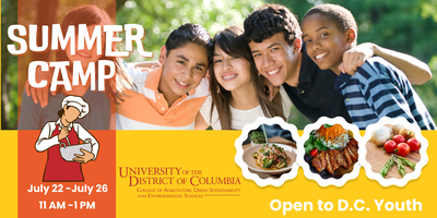 UDC-CAUSES Culinary Arts Summer Camp Tickets, Mon, Jul 22, 2024 at 11: ...