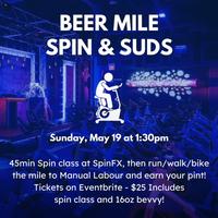 BEER MILE Spin &Suds Tickets, Sun, 19 May 2024 at 1:30 PM | Eventbrite