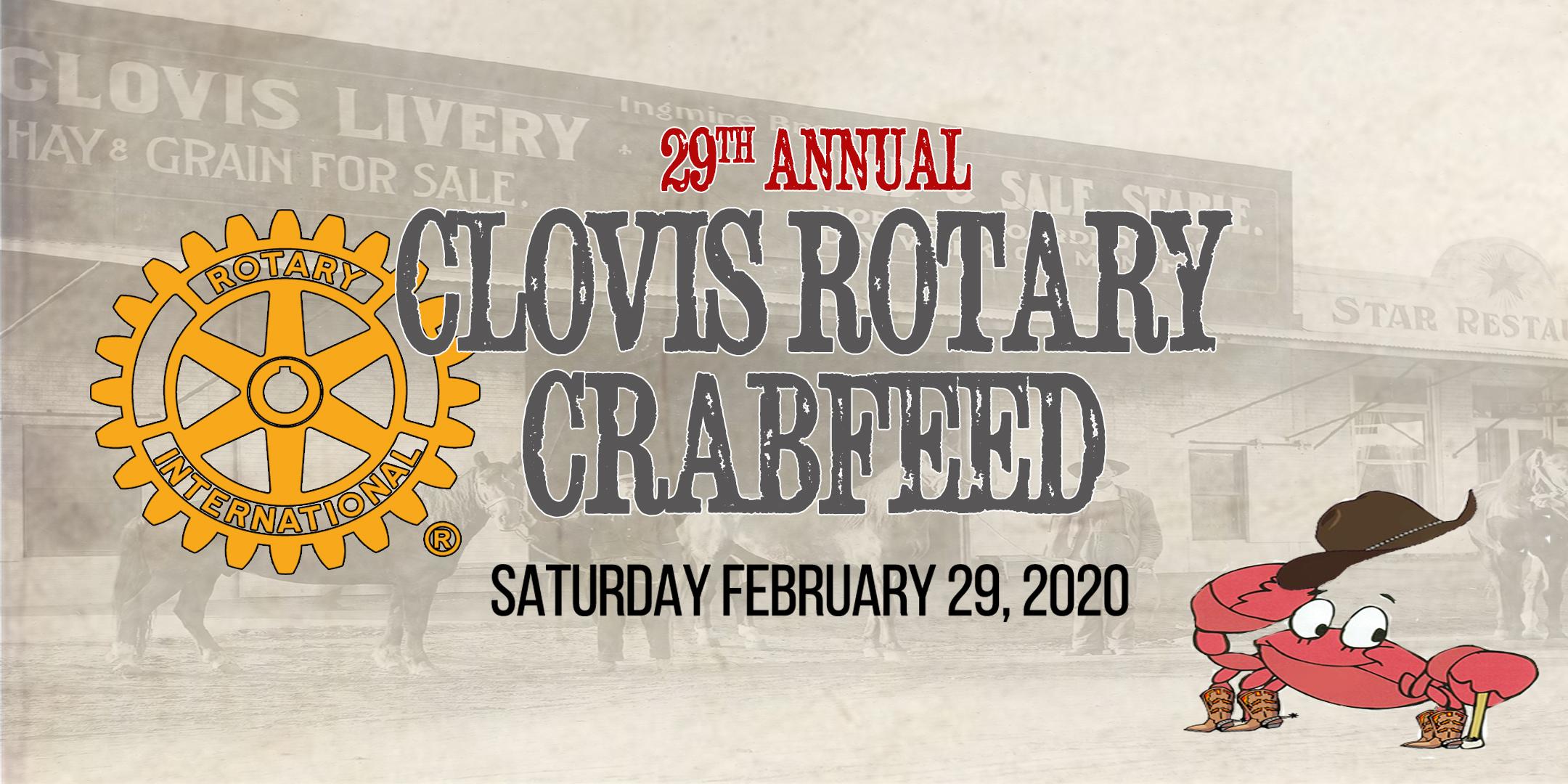 Clovis Rotary 29th Crab Feed & Auction