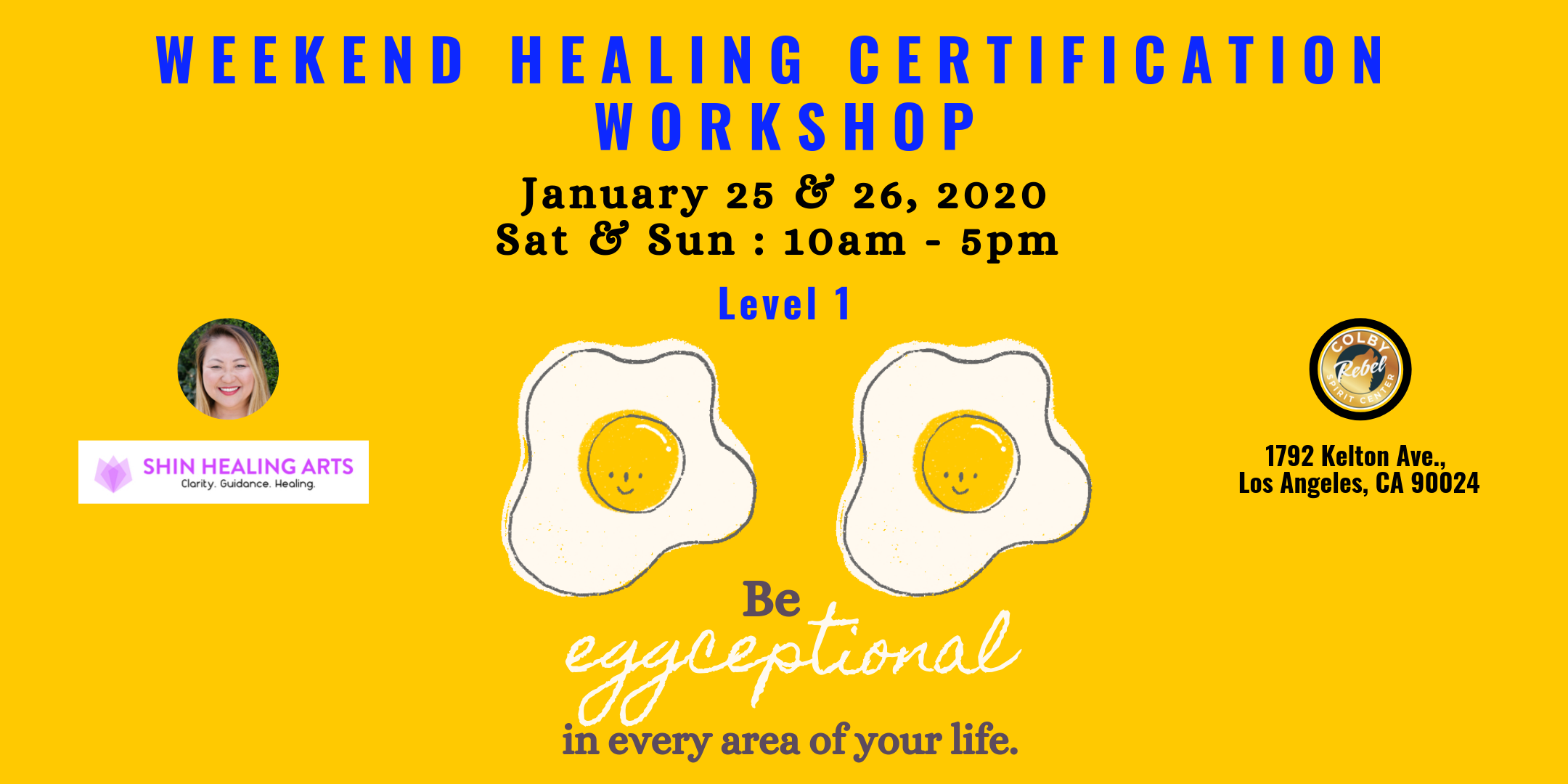Weekend Healing Certification Workshop-Level 1