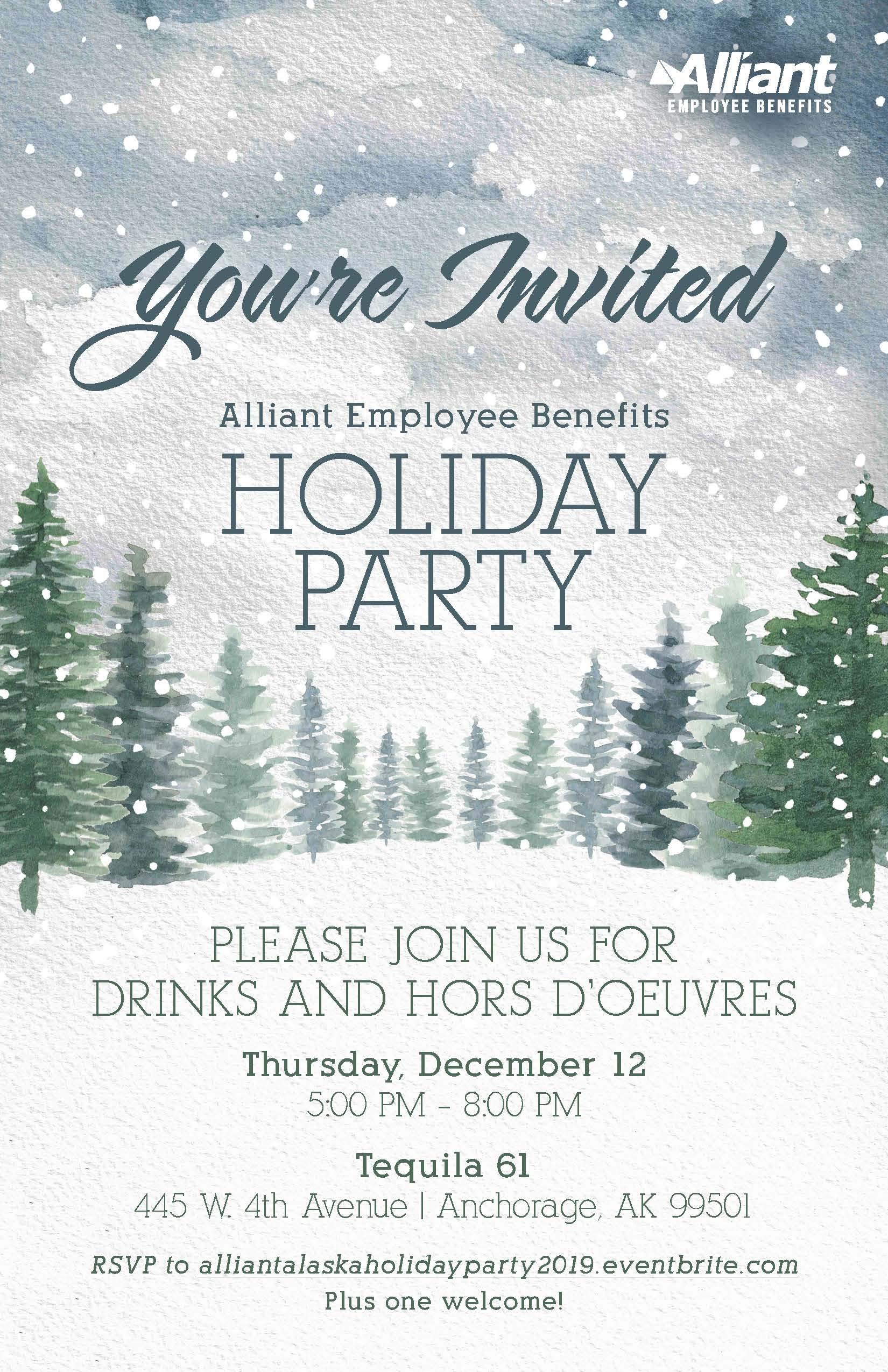 Alliant Alaska Holiday Party 2019