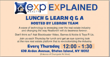 EXP Explained Lunch & Learn hosted by The Lebron Team