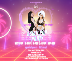 Asian Pop Party: K-POP C-POP HIP-HOP, Good Vibes Only! Tickets 