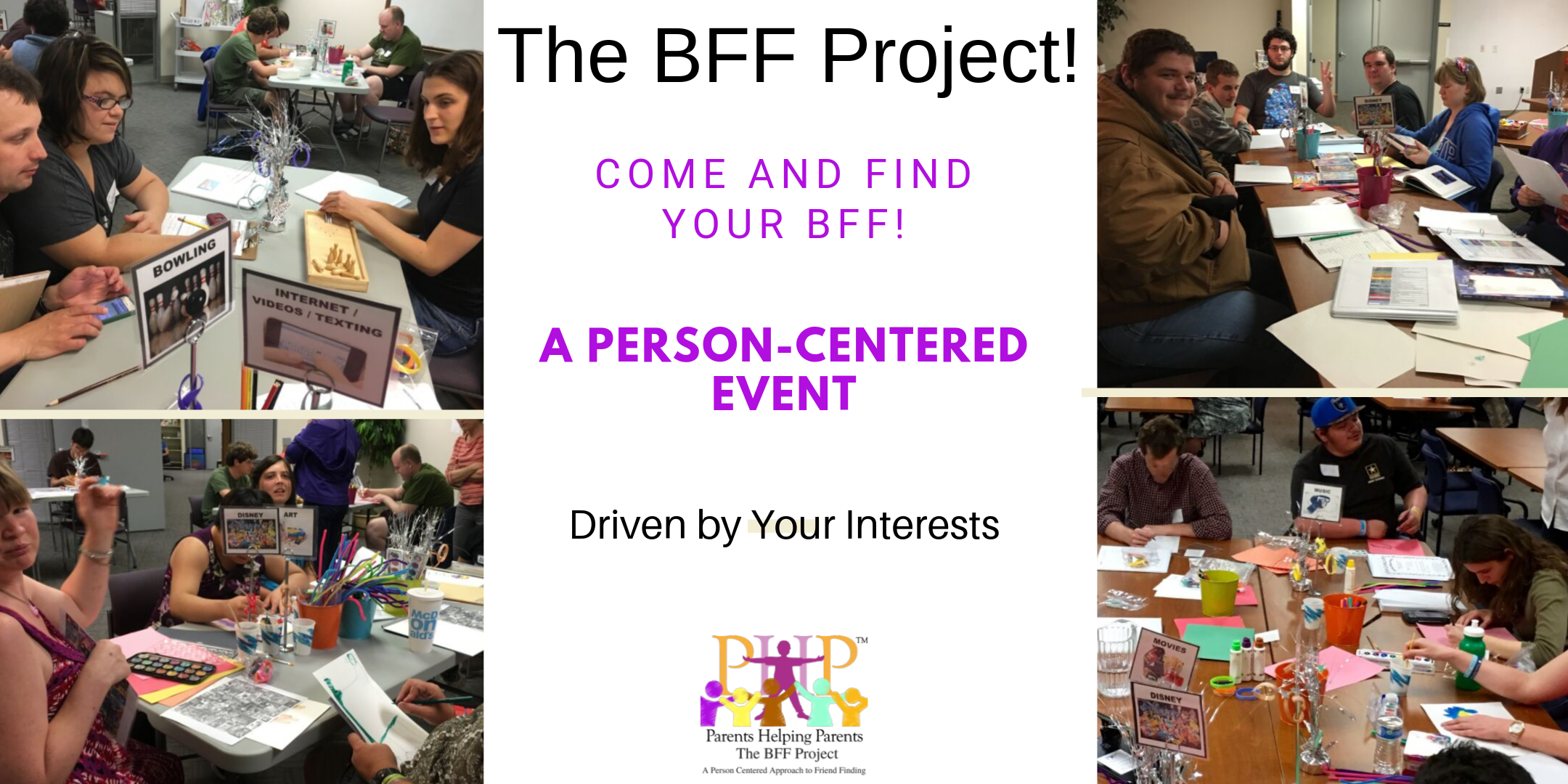 The BFF Project Event for Adult Participants (18+) - 4th Tuesday of the Month