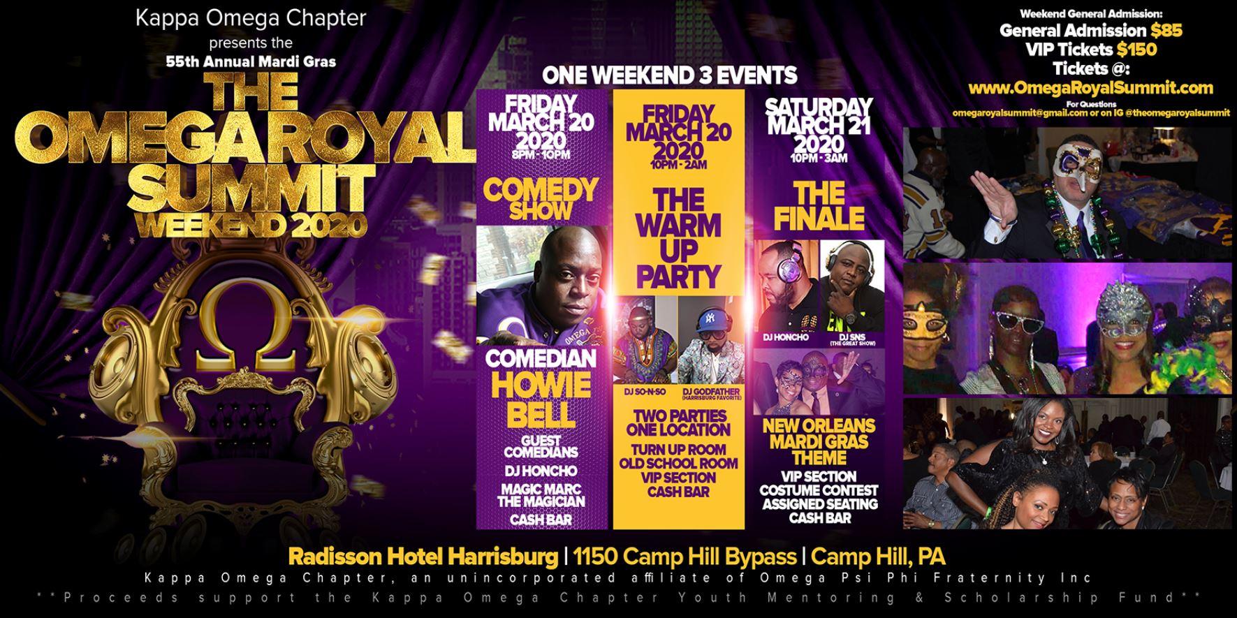 Omega Royal Summit Weekend 2020 (Kappa Omega Chapter Mardi Gras)
