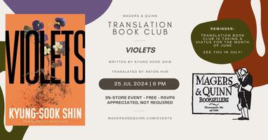 Translation Book Club - Violets Tickets