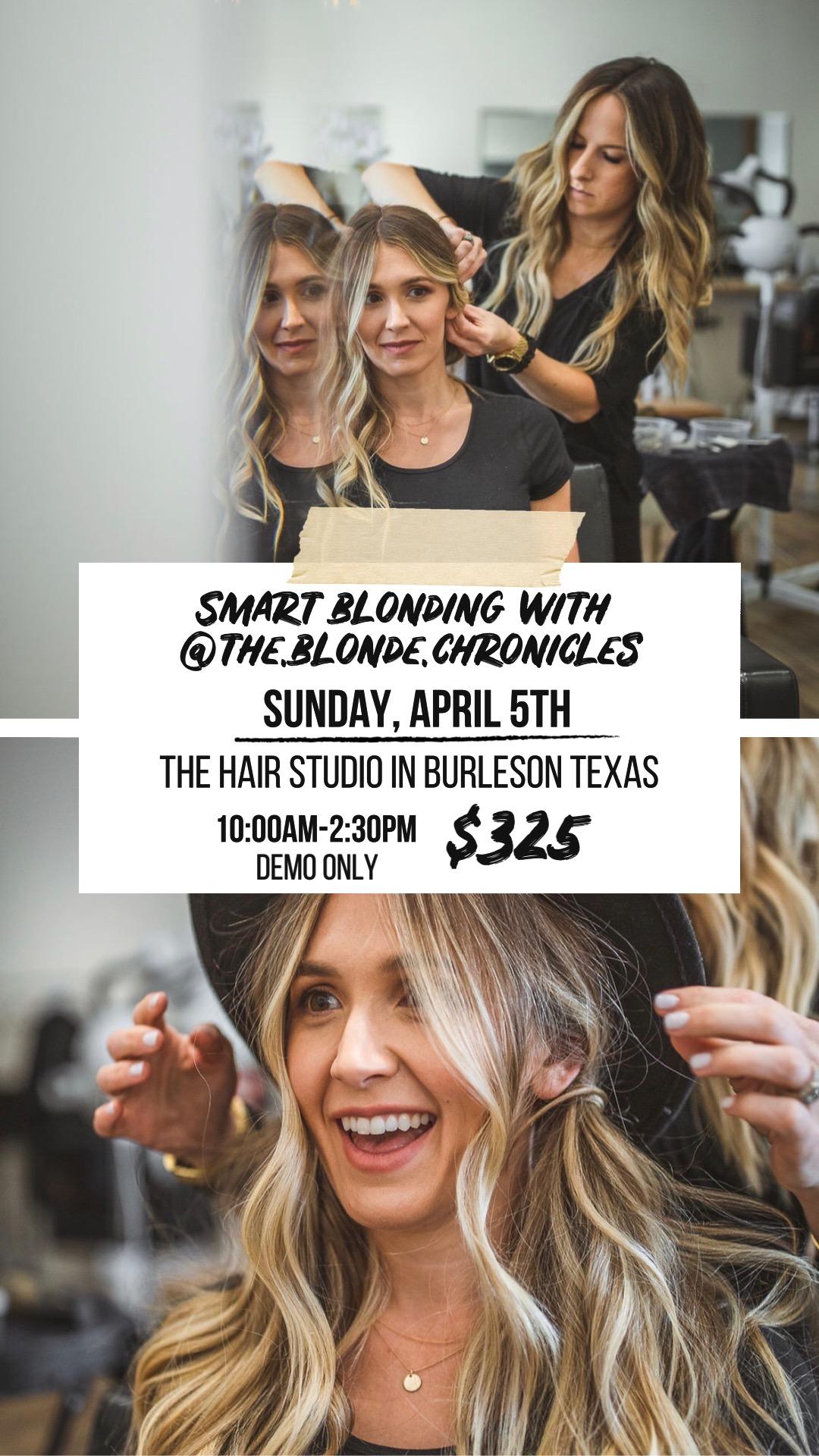 SMART BLONDING - LOS ANGELES, CA (HANDS ON OPTION AVAILABLE)