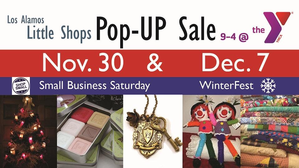 Los Alamos Little Shops Pop-UP Sales event, 11/30 & 12/7