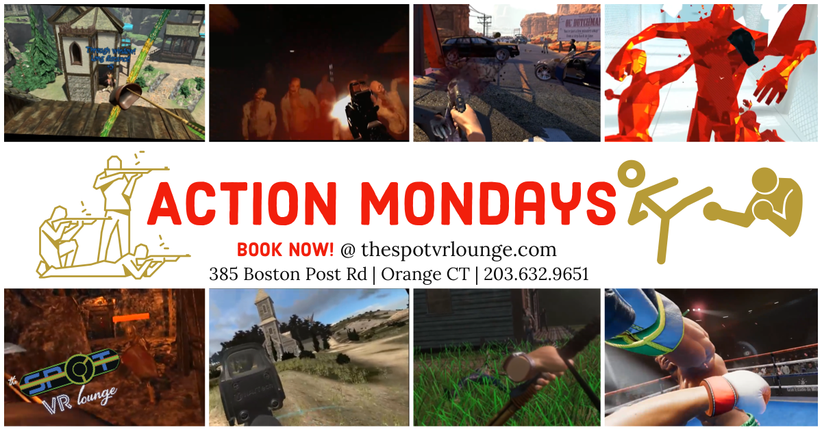 Action Mondays- Virtual Reality Single and Multi player Fighting Games
