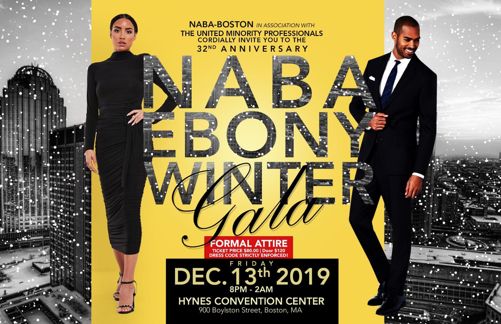 32nd Annual NABA/UMP Ebony Winter Gala - Boston Black MBA