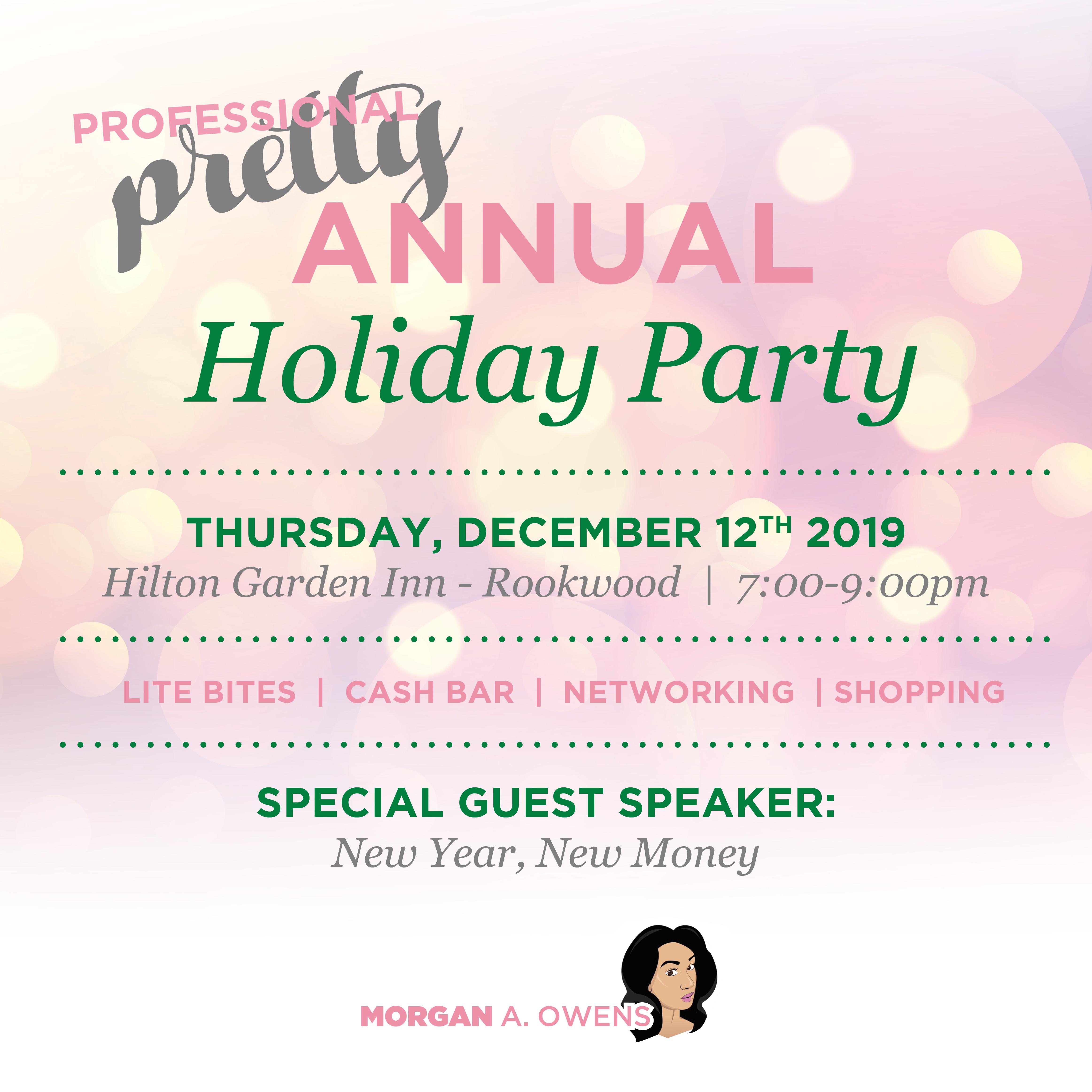 New Year: New Monday Holiday Mixer: Cincy