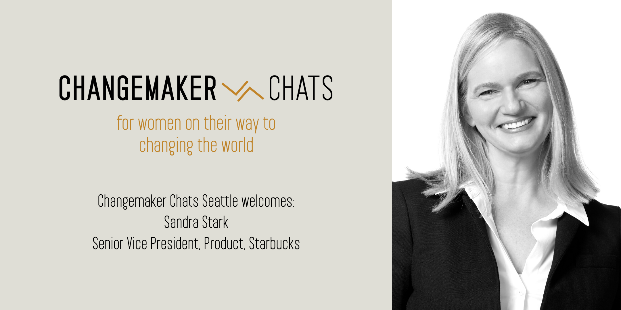 Seattle Changemaker Chat With Sandra Stark Svp Starbucks 14 Jan