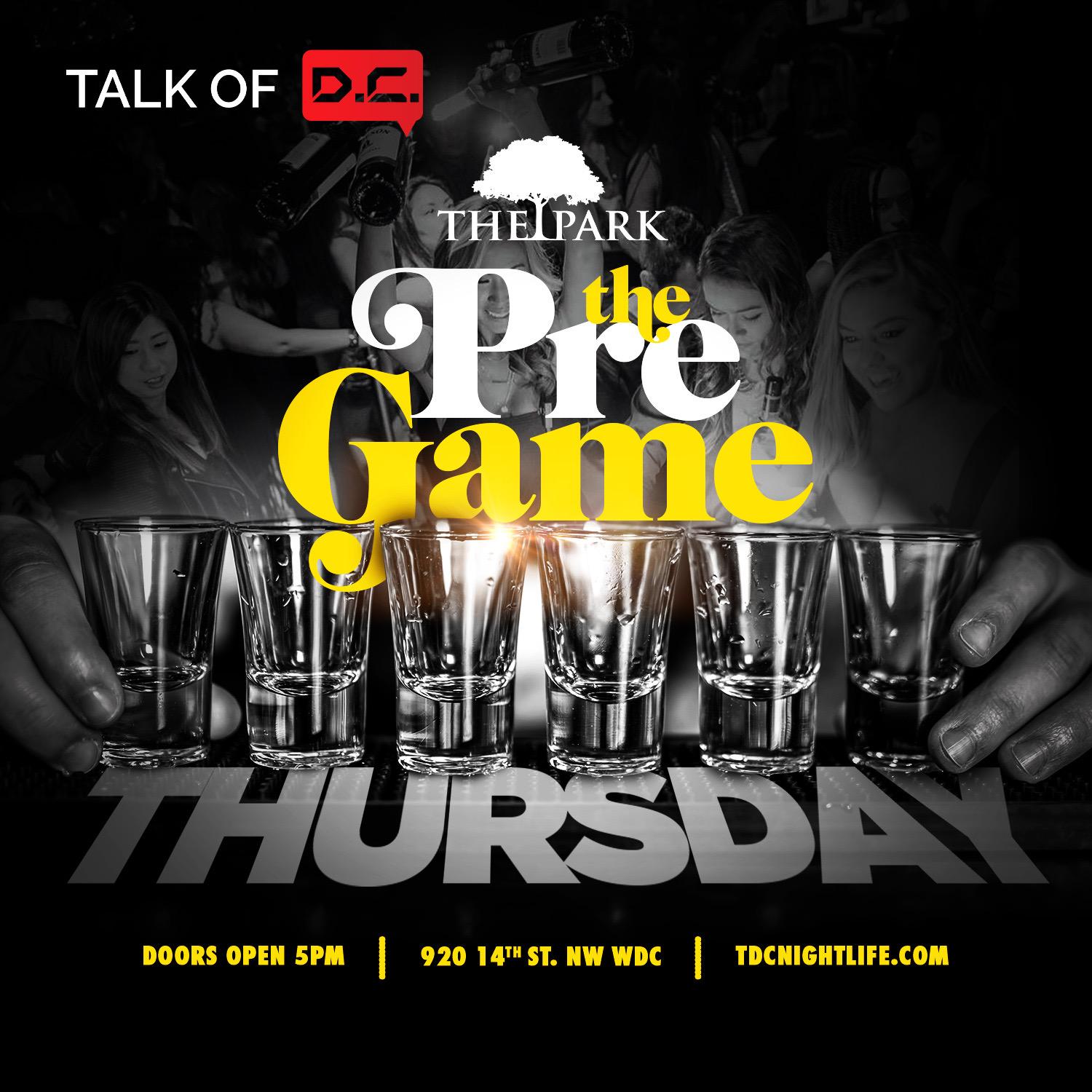 The Pre Game Thursdays At The Park | Eat, Drink & Party!