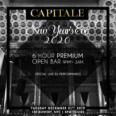 Capitale New Year's Eve 2020 Party