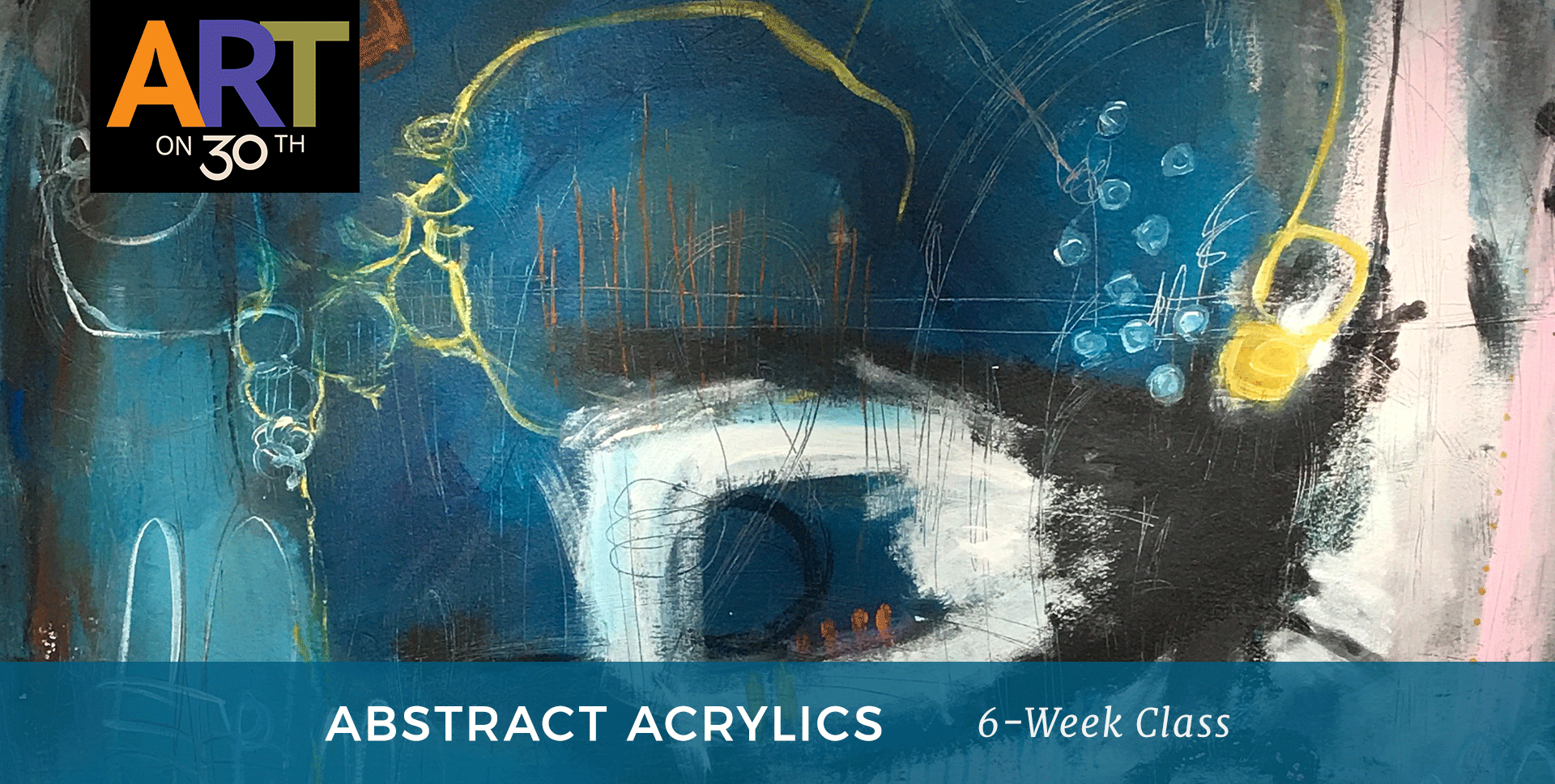 WED - Abstract Acrylic Painting with Ann Golumbuk & Laurie Fuller