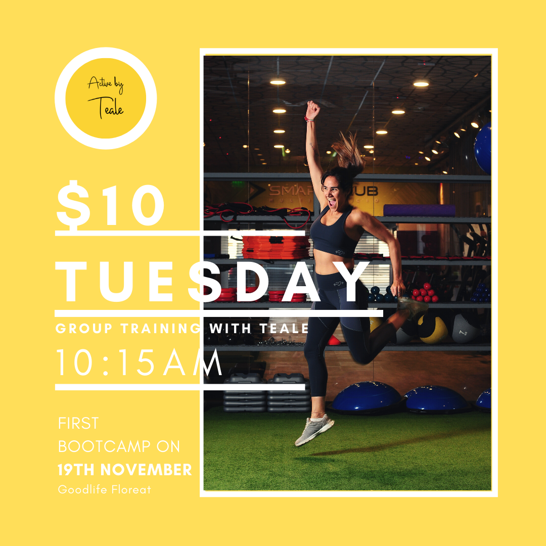 $10 Tuesday Bootcamp with Active By Teale