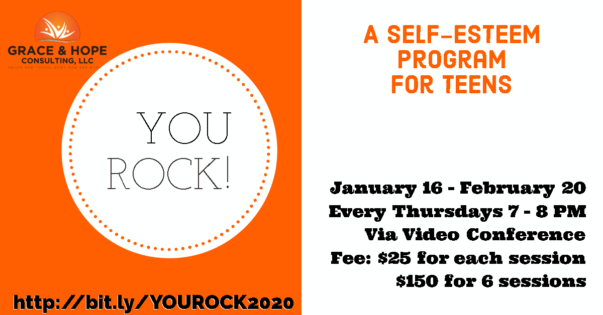 YOU ROCK! Self-esteem program for teens (ONLINE)